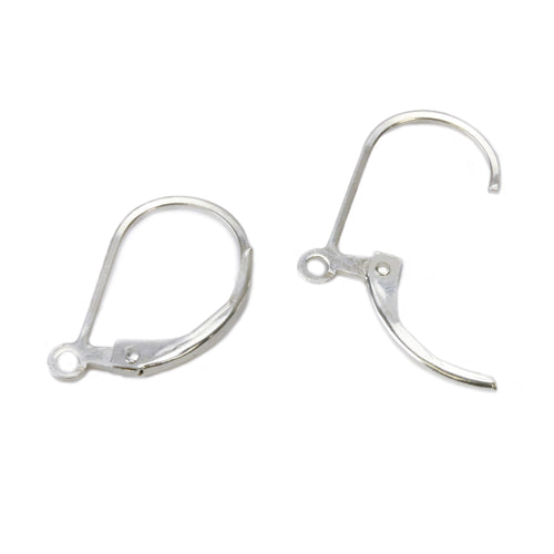 PandaHall Elite 200 Pcs Brass Earrings Posts Stud Blank Earring Pin Backs  Flat Pad Earring Finding 4 Sizes Silver and Golden 