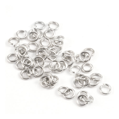 50 Oxidized Black Sterling Silver Jump Rings - You Pick Gauge and Diam –  Creating Unkamen