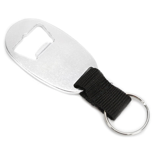 Aluminum Bottle Opener Keychain, 83mm (3.25) x 40mm (1.6