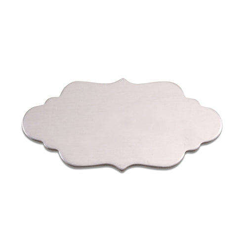 Aluminum Elegant Plaque, 29.5mm (1.16) x 14.6mm (.57), 18 Gauge, Pac –  Beaducation