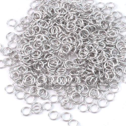 Aluminum 4mm I.D. 16 Gauge Jump Rings, 1 oz (~580 rings) – Beaducation