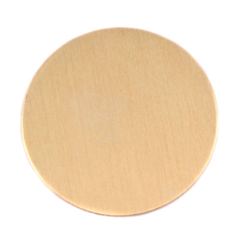 Brass Round, Disc, Circle, 25mm (1), 24 Gauge, Pack of 5 – Beaducation