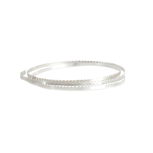 Bezel Wire Serrated Edge - Fine Silver 5mm