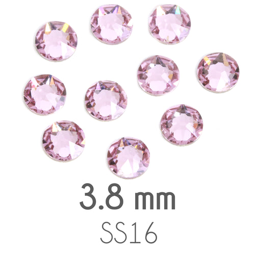 3.8mm Swarovski Flat Back Crystals, Crystal AB, Pack of 20 – Beaducation