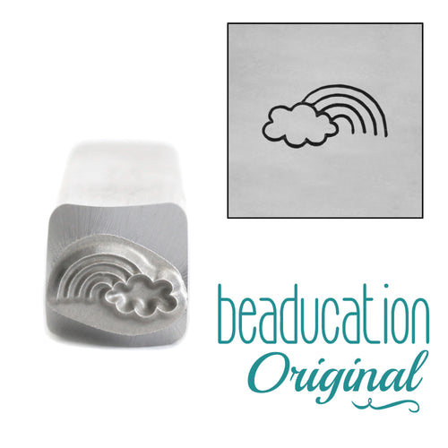 Cat Face Metal Design Stamp, 8mm - Beaducation Original