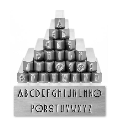 Moore: Premium Wooden Alphabet Stamp Set - 34 piece set of Uppercase  Letters Stamps With 4 Color Ink Pads. - Toys 4 U