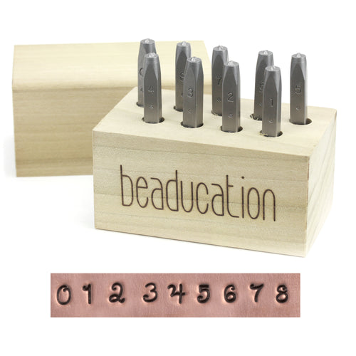 Beadsmith® Decorative Letter Stamp Sets (2-3 mm) Contenti 381-035-GRP