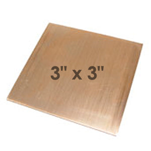 Copper Sheet Metal, 6 x 6, 22 Gauge – Beaducation