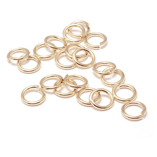 Gold Stainless Steel Jump Rings 3mm - Open 26 Gauge - 300 Rings