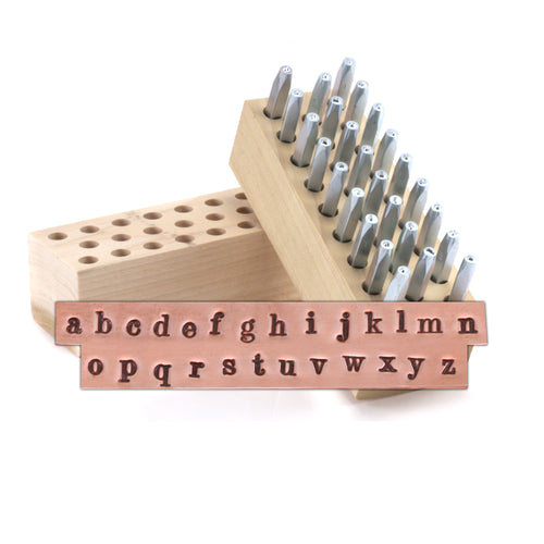 POSH Alphabet Uppercase Stamping Kit, Letter Metal Stamp Sets 3mm