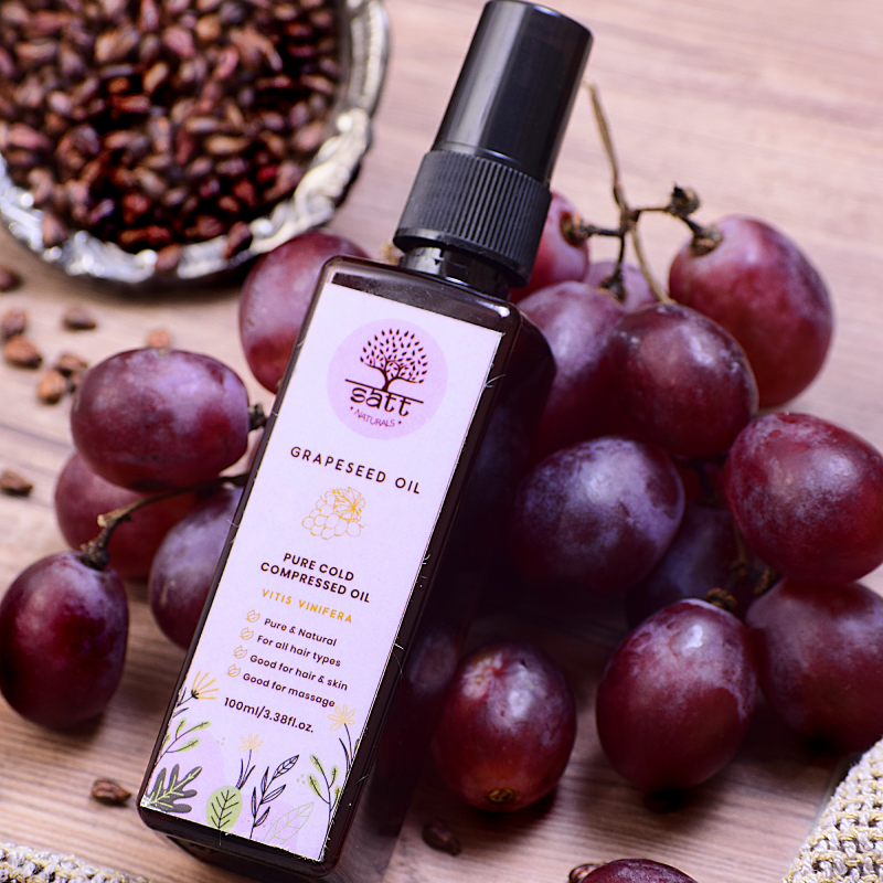 Buy Pure Grapeseed Oil for Hair Face  Acne  Cold Pressed  100 Pure for  Highest Efficacy  Great Massage Oil Base  Use to Prevent Aging  Wrinkles   4