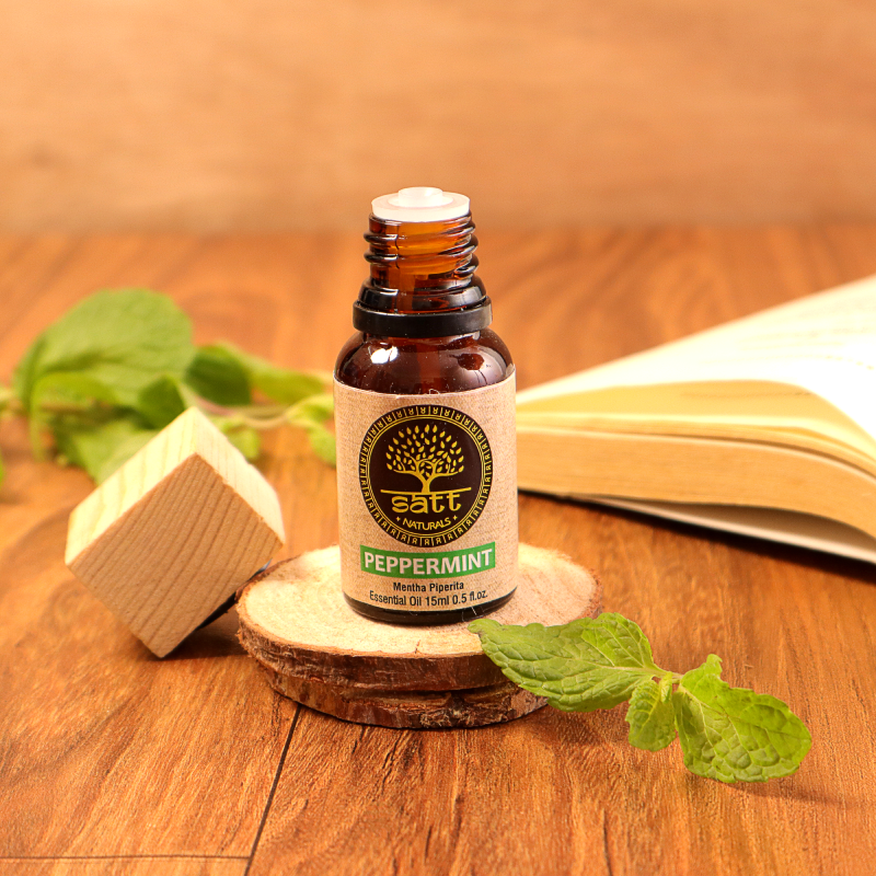 100 Natural Peppermint Essential Oil For Hair Care Satt Naturals 9948