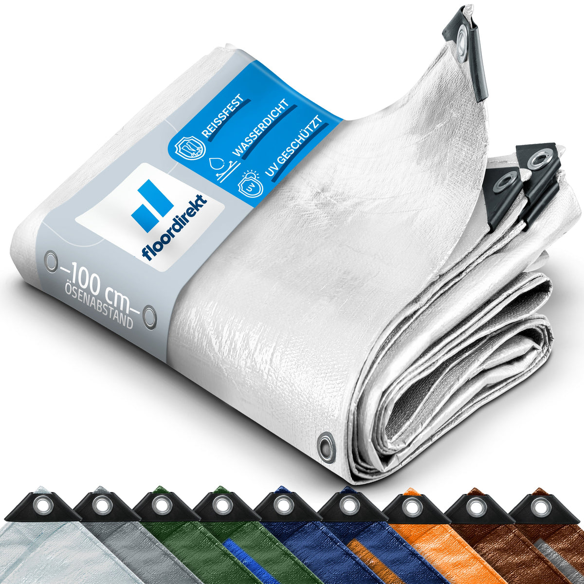 OfficeMarshal Teppich-Bodenschutzmatte, Transparent, PVC, 2,5 Millimeter