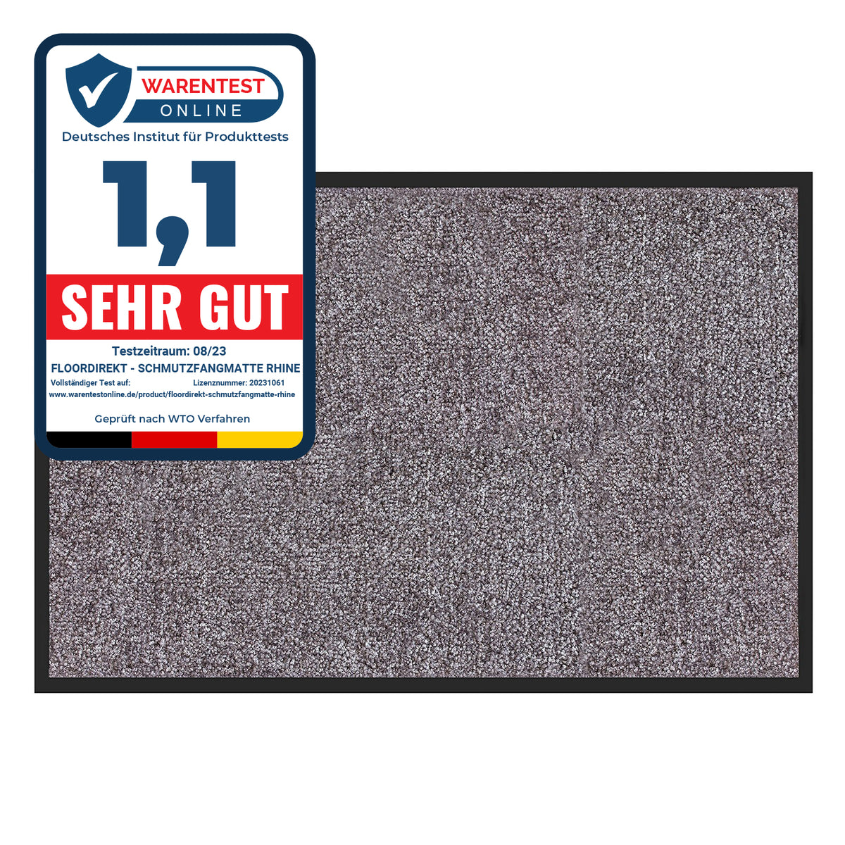 Premium Bodenschutzmatte für Hartböden - GLORY-Serie - Polycarbonat -  transparent