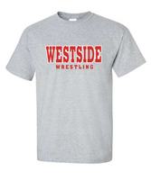 Wrestling T-Shirt Red Text