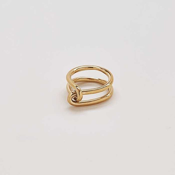 Gold Knot Ring 14k Gold Fill Knot Stacking Ring Gold 