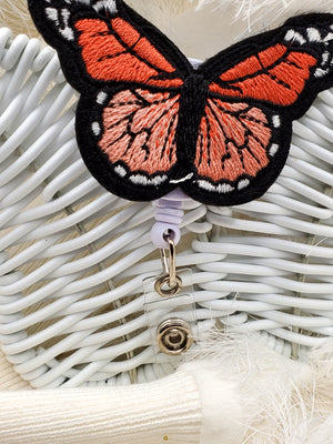 Embroidered ID HOLDER - Butterfly Socialites Boutique - Mifflin Id Card Holder