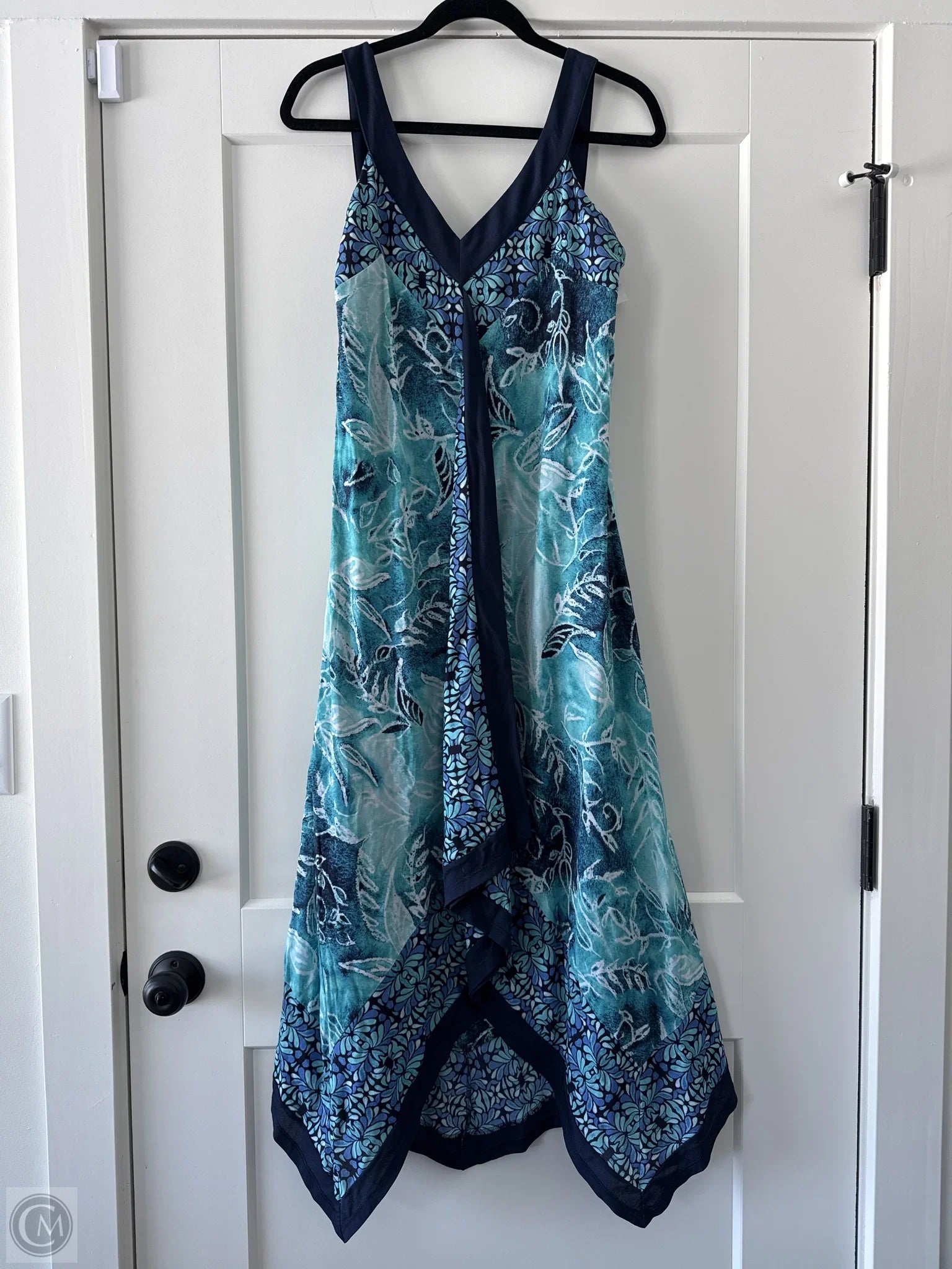 Dress Casual Midi By Style And Company In Blue, Size: Xl