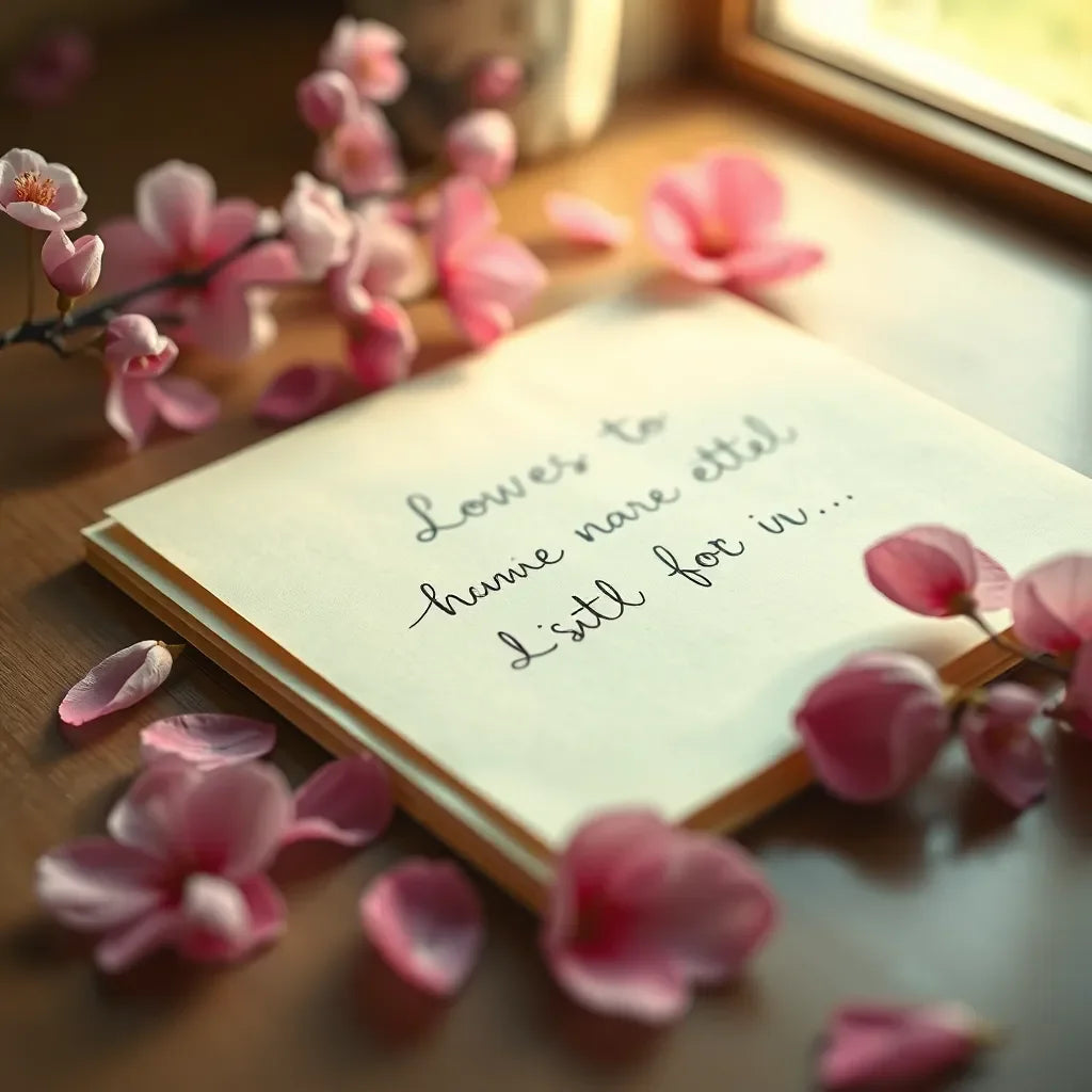 メッセージカードで想いを伝える