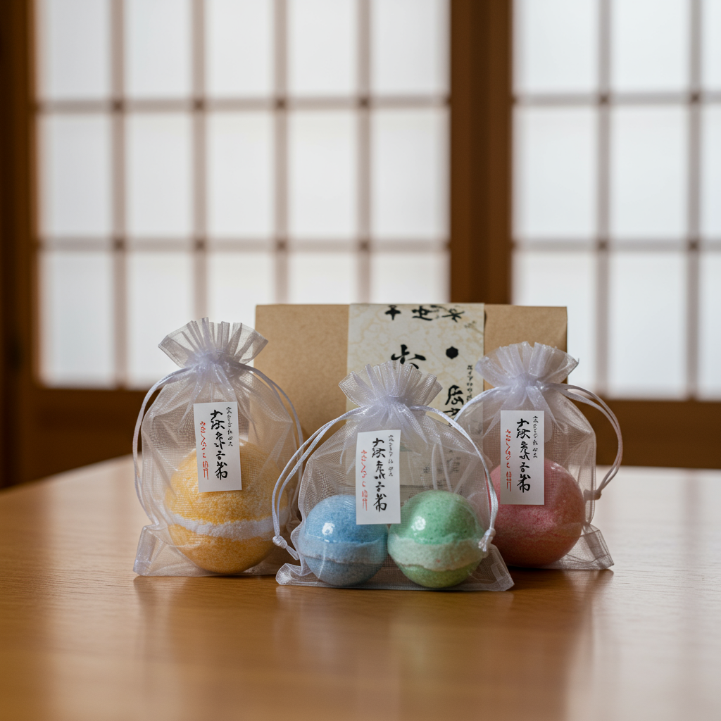 おしゃれな入浴剤でつくるプチギフト