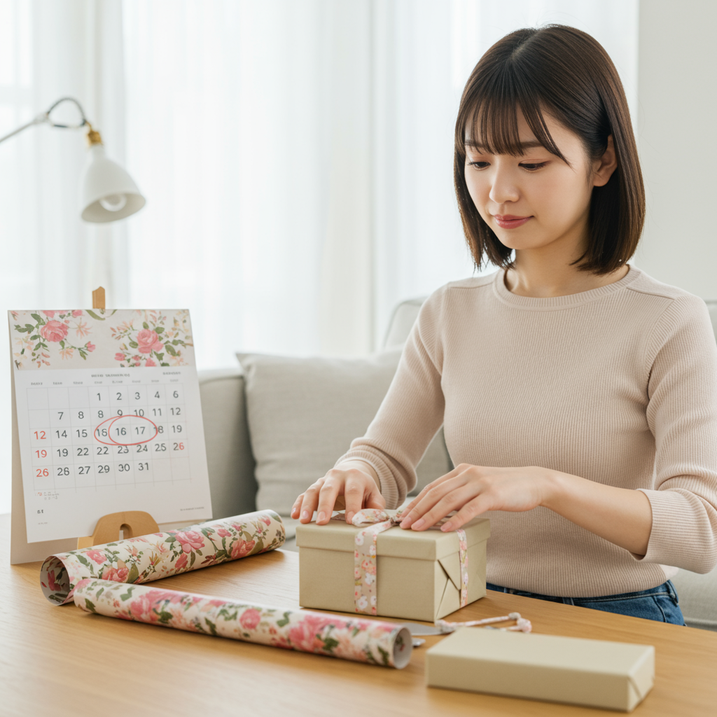 義母へのプレゼントの贈る期間