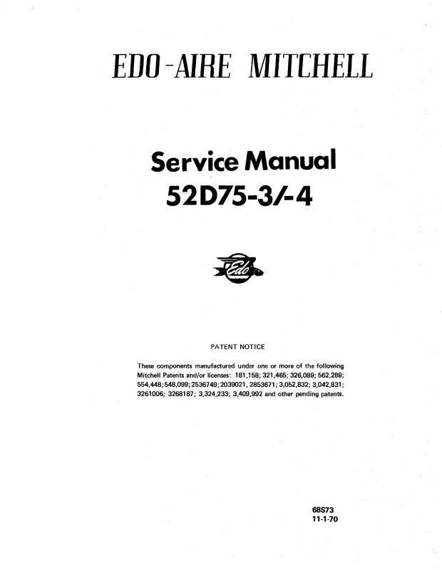 edo floats maintenance manual