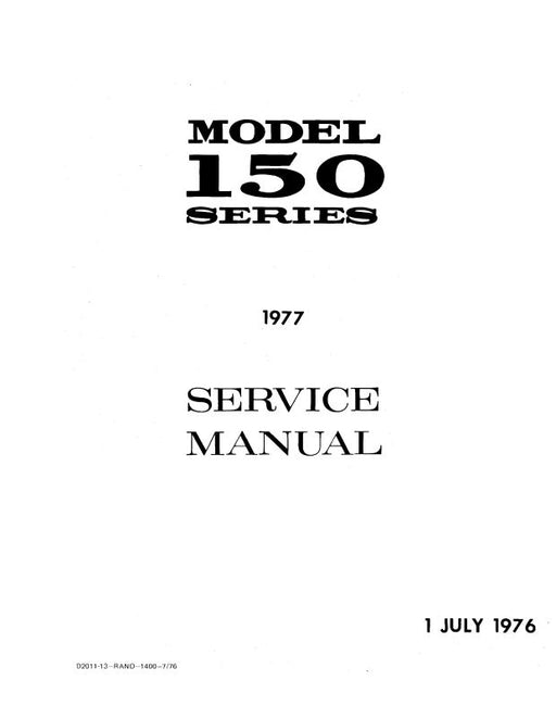 Cessna 172 & Skyhawk Series 1977 Maintenance Manual — Essco