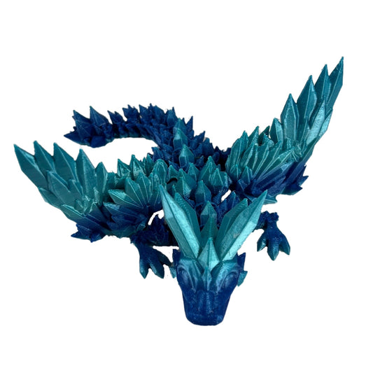 3D Crystal Dragon with Wings - Small – Karmic Konnection Inc