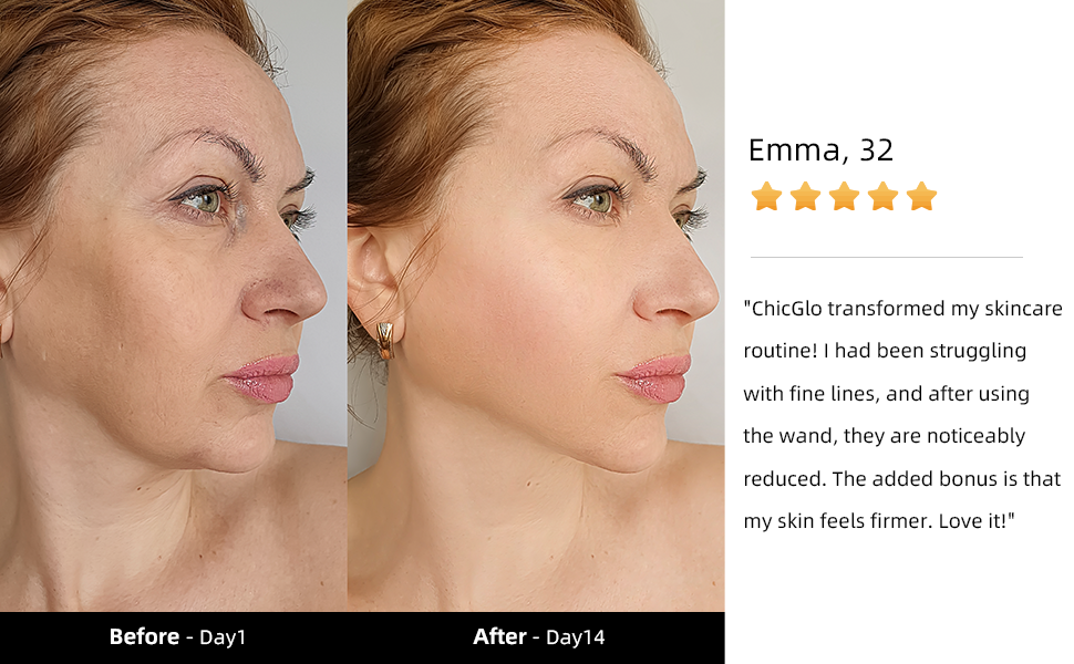 review from customers who used chicglo skincare tool