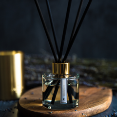 Gold Reed Diffuser and Aromatherapy Candle