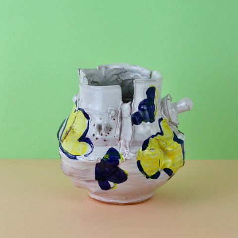 Elin Hughes Modern ceramic deconstructed vase