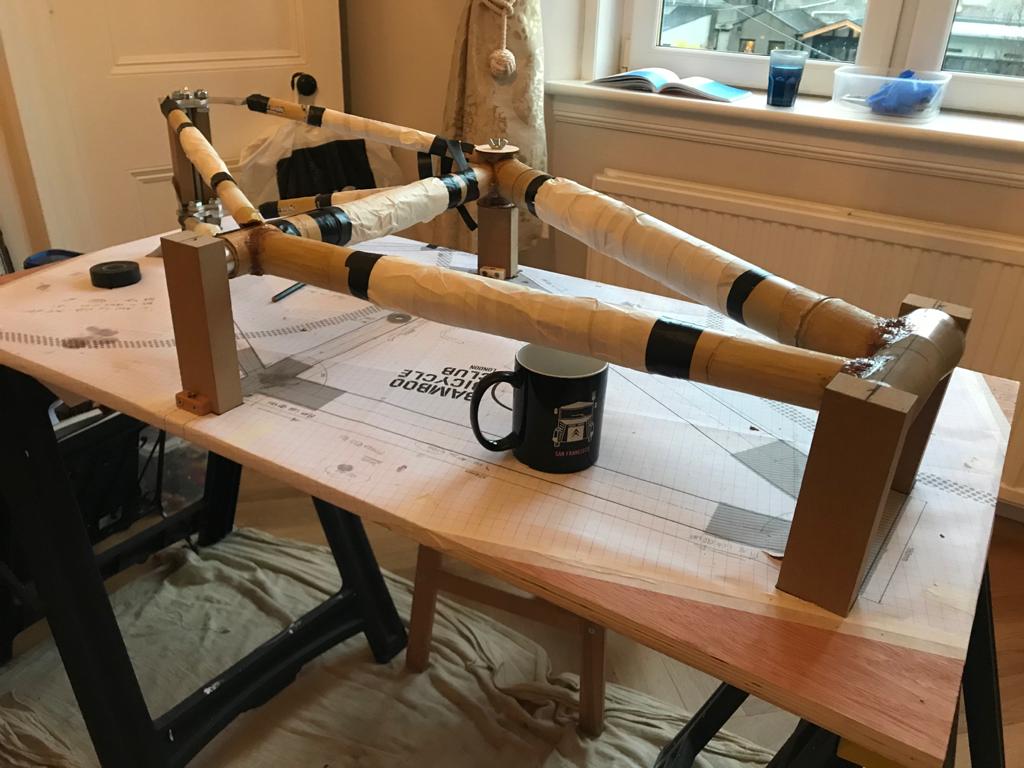 Building bamboo bike