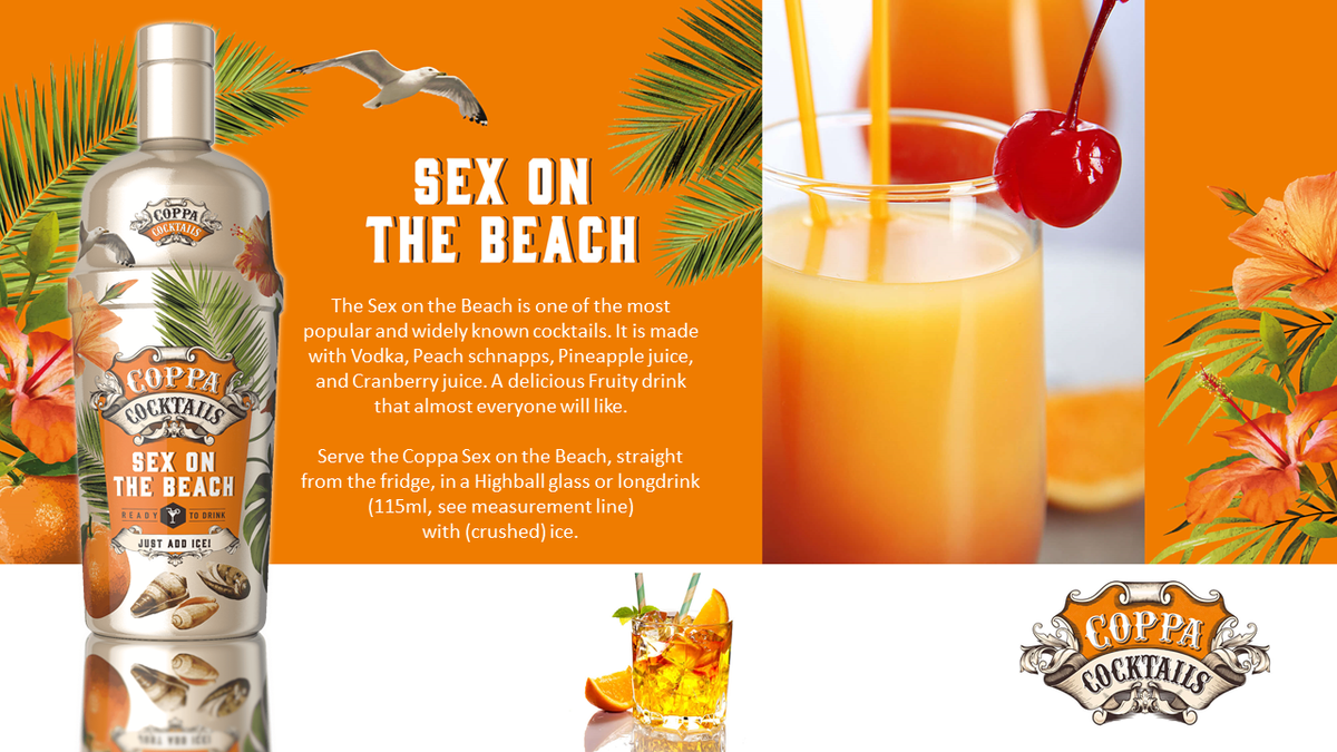 Coppa Cocktails Sex On The Beach 700ml 10 Vol Pompoentje