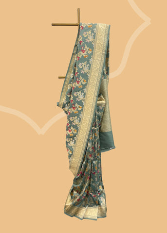 Pure Tussar Georgette Silk Print Fabric – Khinkhwab