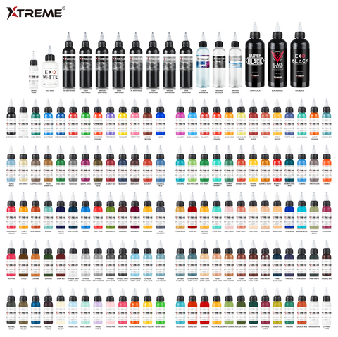 24 Color Set - Xtreme Sets & Washes - Tattoo Inks - Worldwide Tattoo Supply