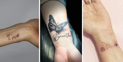 inner wrist tattoos for women