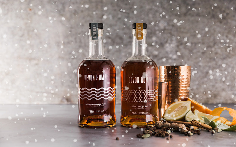 Devon Rum Company Best of Both Worlds Spiced Rum Christmas Gift Bundle