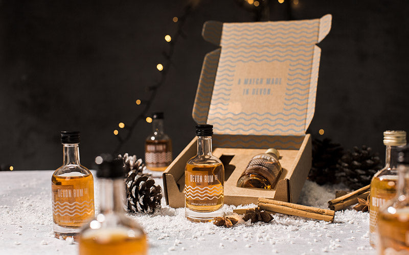 Devon Rum Company Miniatures Taster Christmas Gift Set 