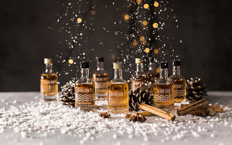 Devon Rum Company Premium and Honey Spiced Rum Miniature Christmas Gift Ideas