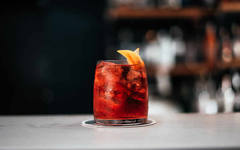 How to make a Rum Negroni Cocktail with the Devon Rum Company's Premium and Honey Spiced Rums