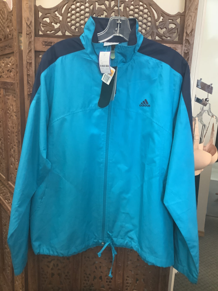 Adidas Woven Warm-up Jacket Sz Large