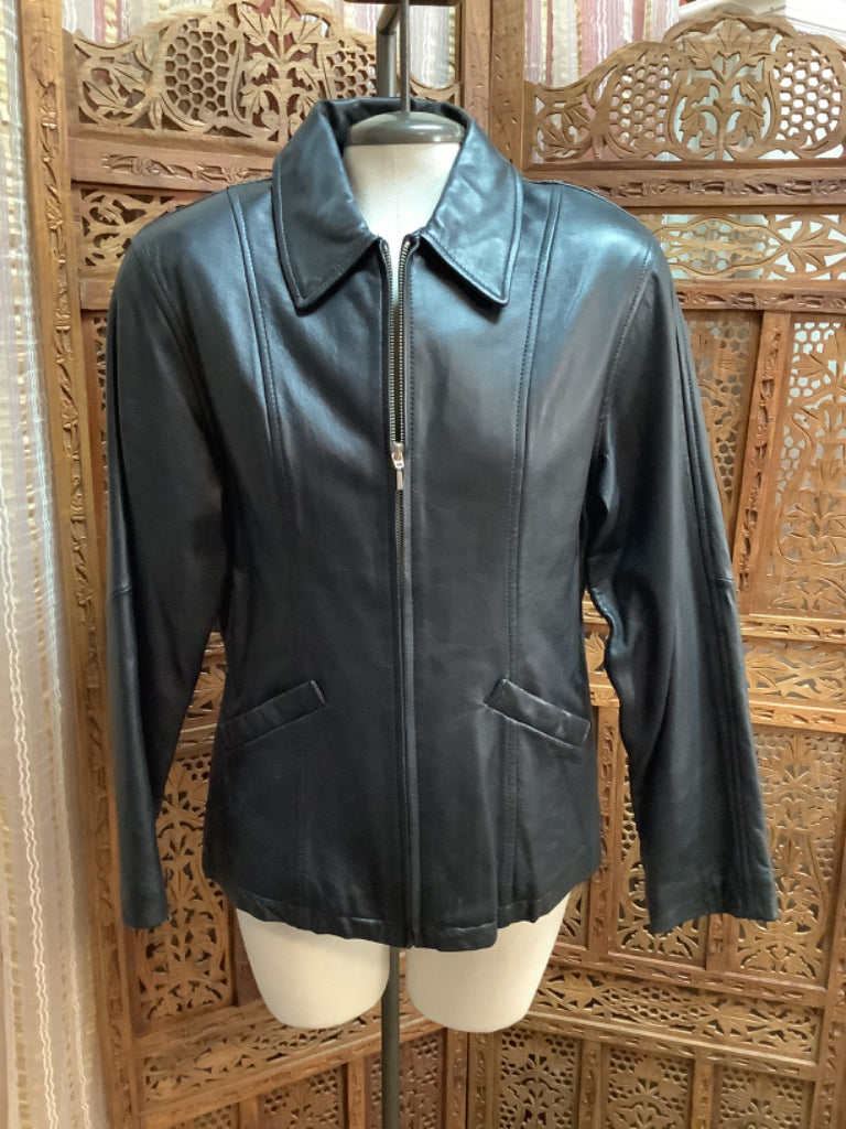 Colebrook & Co. Calfskin Leather Jacket Sz Medium