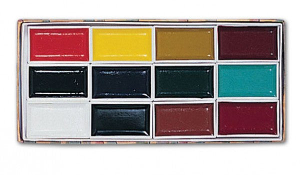 Yasutomo Classical 6 Color Japanese Watercolor Set