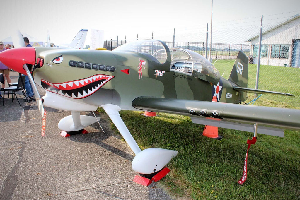 Fighter themed airplane at Motors and Rotors 2022 in Columbus, Ohio