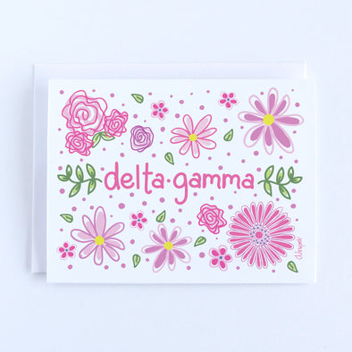 Delta Gamma Combo, Pen, Gift Notes, Notecards, Stationery w/Envelopes  VINTAGE