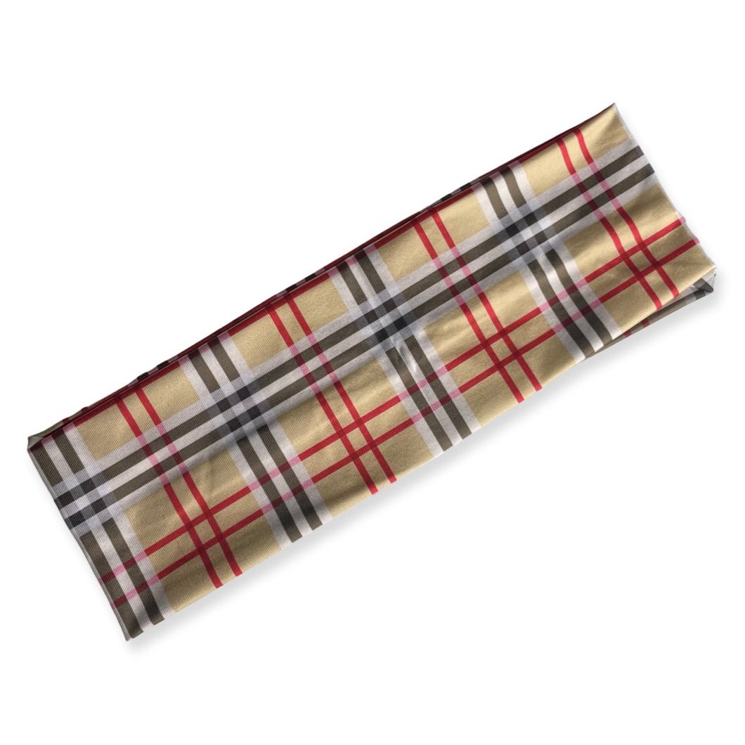 burberry pattern headband