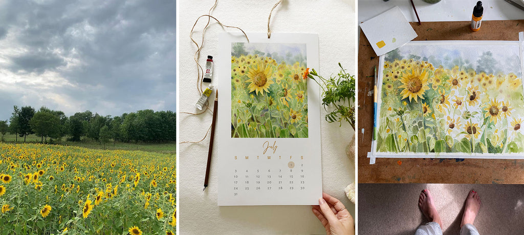 2022 floral calendar july