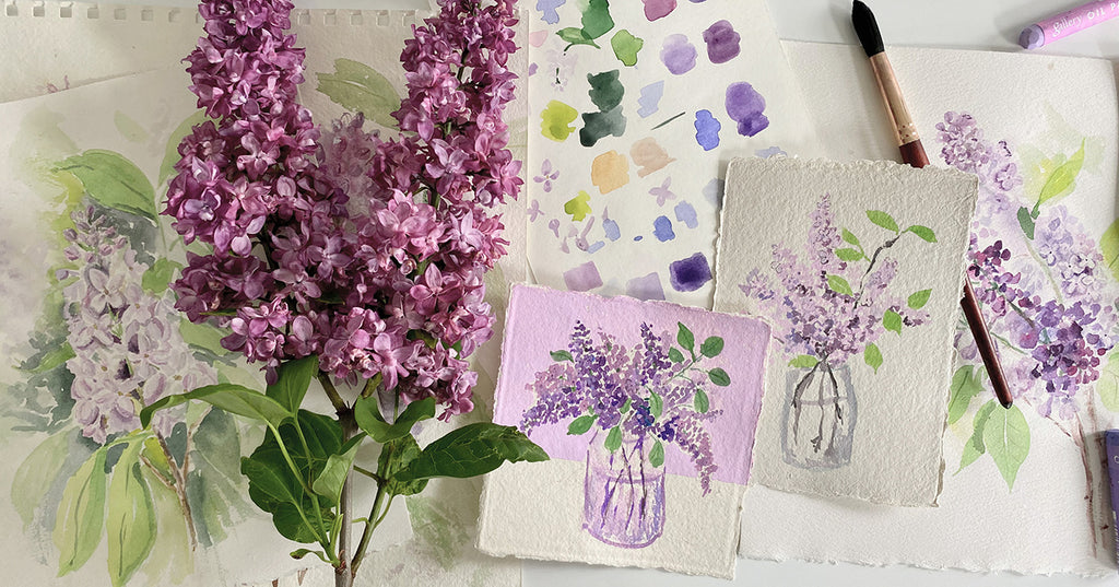 Summer collection highlight: lilac season by Wendy Millard