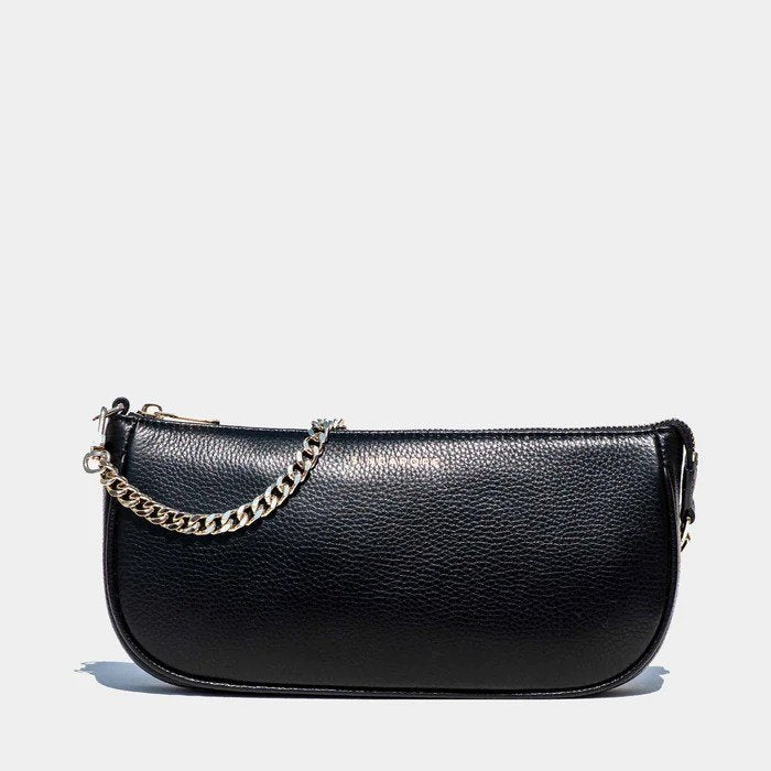 Black Baguette Bag, Leather Baguette Bag, Premium Quality – Carla Busso