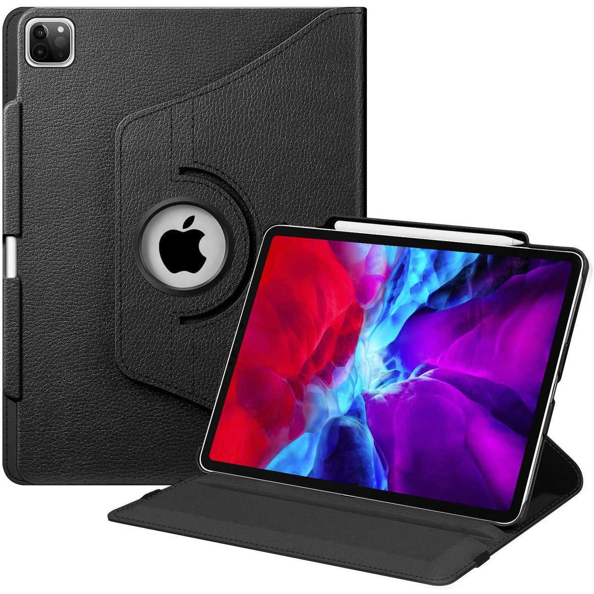 Rotatable Leather Cover Case - IPad Pro 12.9 (2021 / 2020 / 2018